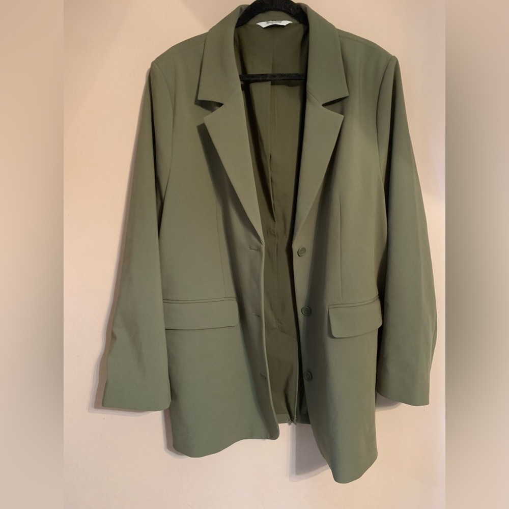 Smash + Tess Sage Green Blazer, oversized , XL, Scandi Girl
